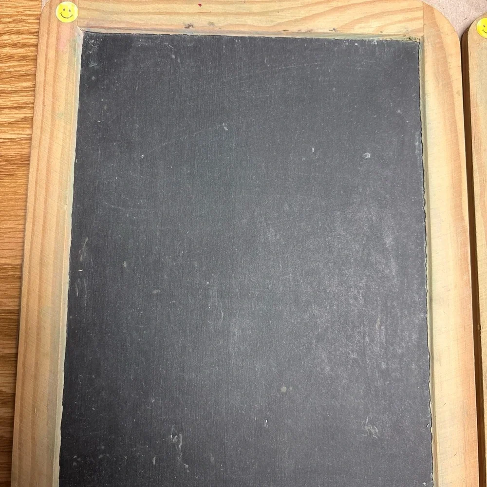 Slate Chalkboard Menu Board double sided 9.6 x 7.6” Portugal schoolhouse VTG